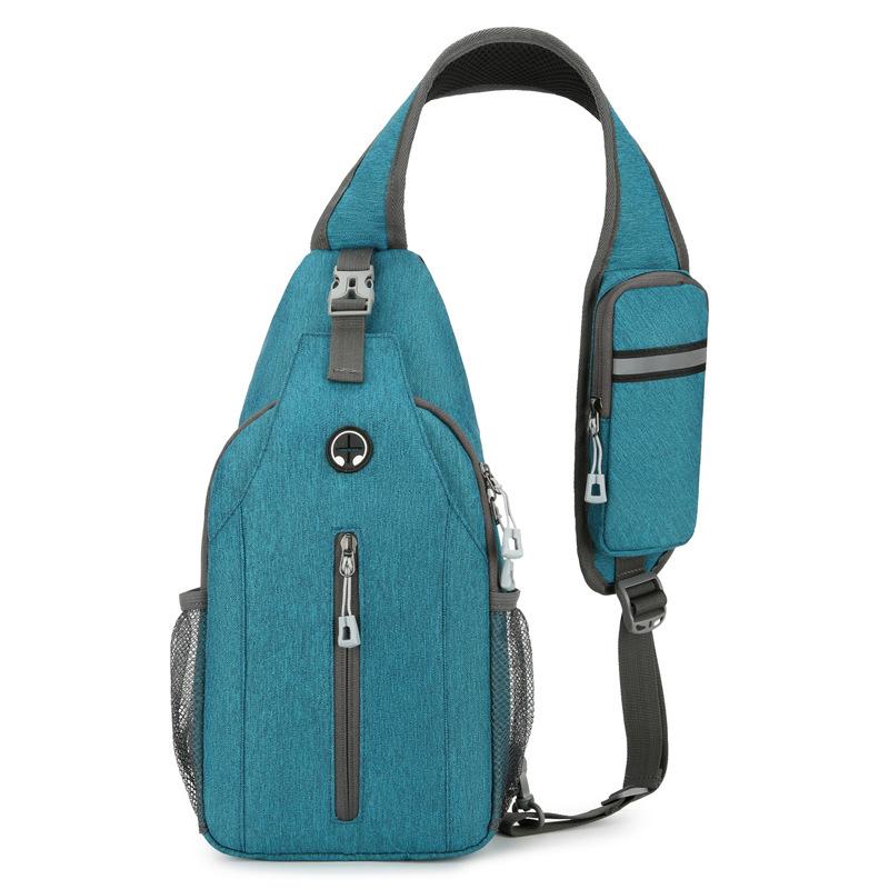 Unisex Chest Bag Simple Storage Bag Lightweight Travel Small Backpack Crossbody Bag Fashion Casual Single Should Bags