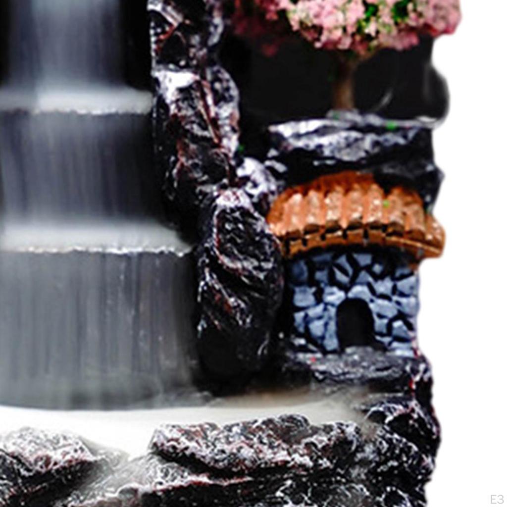 Обратный конус курильницы с водопадом для медитации