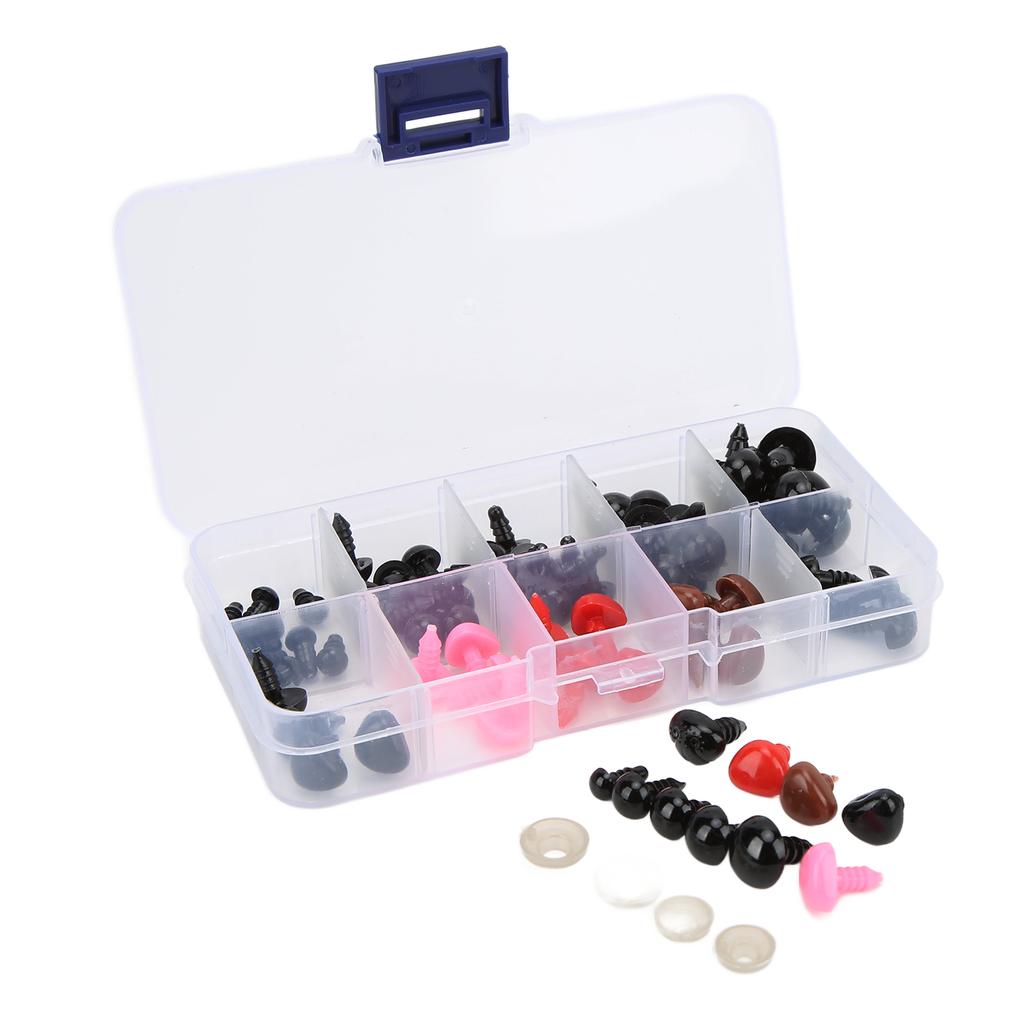 75 шт. безопасные глаза носы разных размеров прочные долговечные гладкие удобные смоляные игрушечные глаза