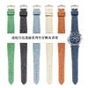 Джинсовая холщовая ремешок для часов мужской для Longines Patek Philippe Omega Seamaster Cartier Tank кожаный браслет 18 мм 20 мм 22 мм ремешок для часов