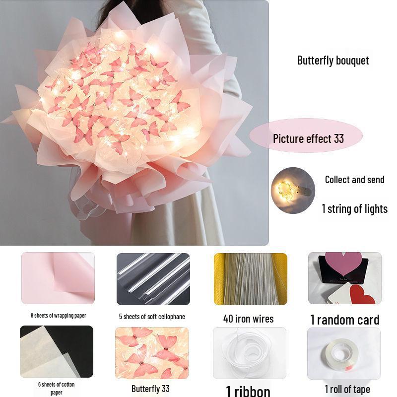 DIY Butterfly Bouquet Kit - Ideal Birthday or Valentine's Gift for Her