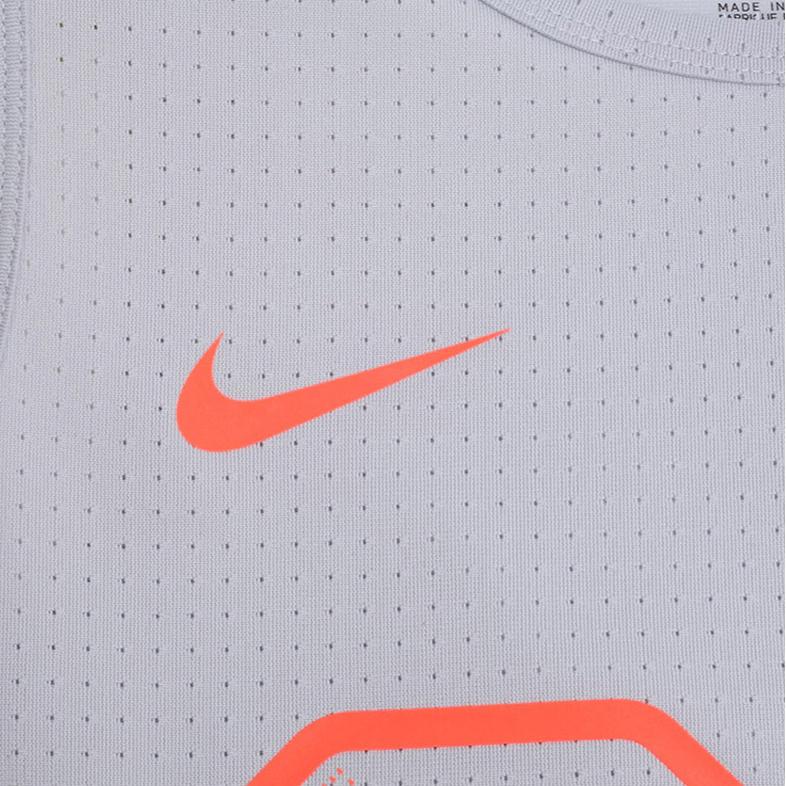 Nike Логотип печати прямого покроя дышащий баскетбольный жилет мужской жилет белый 848542-043