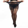 3XL 4XL Большие размеры Антизацепки Колготки Женские Сексуальные Ультратонкие Прозрачные С высокой талией Чулки-брюки Для лета Милый Принт в горошек