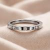 Stainless steel ring for women, niche high-end light luxury, non-fading, Instagram-style rose gold studded with tiny stars, women’s jewelry design.