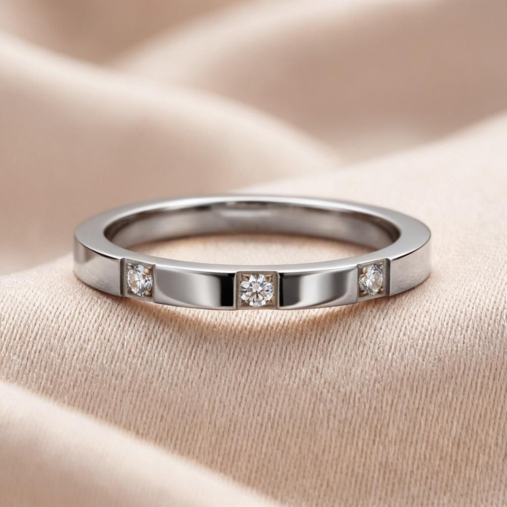 Stainless steel ring for women, niche high-end light luxury, non-fading, Instagram-style rose gold studded with tiny stars, women’s jewelry design.