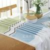 Waterproof Jacquard Imitation Cotton And Linen Embroidery Fringed Tablecloth Lace Geometric Rectangular Dining Table Coffee Table Tablecloth