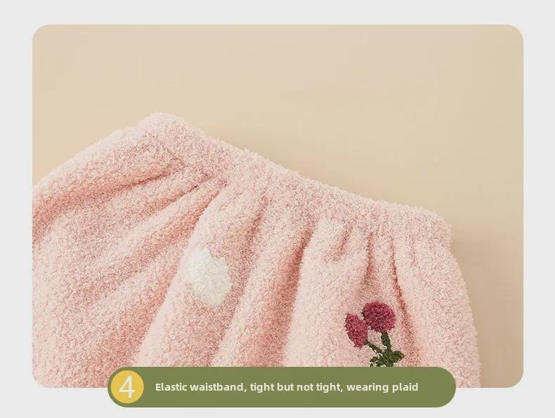 Мягкая фланелевая зимняя пижама для мальчиков - толстый теплый хлопковый детский кардиган для сна