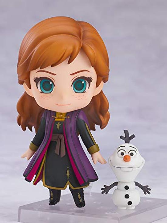 Nendoroid Disney Frozen 2 Анна Дорожное Платье окрашенная подвижная фигурка G12221 Ver. Немасштабируемый АБС и ПВХ