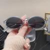 Солнцезащитные очки овальной формы женские в корейском стиле с защитой от УФ-лучей солнцезащитные очки мужские в студенческом стиле для студентов