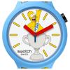 Swatch Мужские белые часы 47 мм SB05Z100 SB05Z100