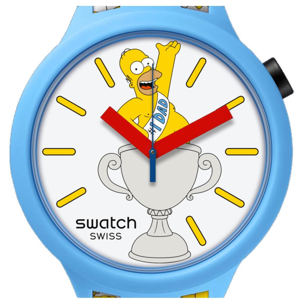 Swatch Мужские белые часы 47 мм SB05Z100 SB05Z100