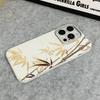 Бамбуковые Листья Чехол для Телефона Для Iphone 16 17 15 Pro Max 14 Plus 13 12 11 17Air Funda Мягкая Задняя Крышка Оболочка Чехол