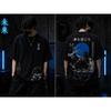 Japanese Anime Jujutsu Kaisen Gojo Satoru Graphic T-shirt Men Women Unisex Blue Lightning Streetwear Y2K Oversized Short Sleeves Female Male Clothing