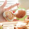 Creative Soft Stuffed Burger Animal Capybara Plush Doll Key Chain Toy Cartoon Bag Car Pendant Toast Keyring