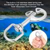 95mm 316 Stainless Steel Hook Swivel Snap Bolt Kit Scuba Diving Accessory