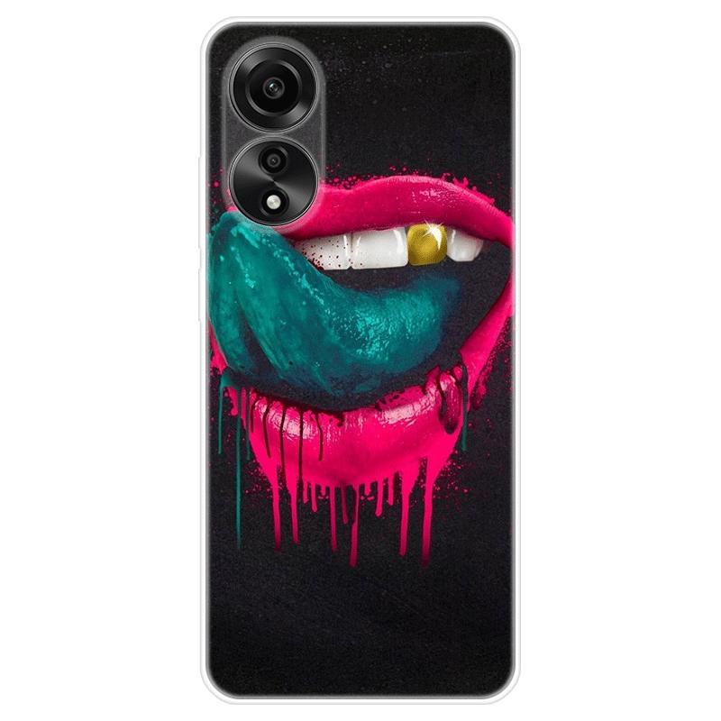 Для OPPO A58 A 58 4G чехол Мягкая силиконовая задняя крышка Мультяшный чехол для телефона Разнообразие