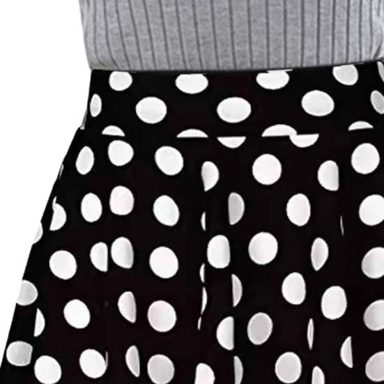 Женская мини-юбка с высокой талией и клетчатым принтом, юбка-трапеция, базовый стиль, повседневный стиль