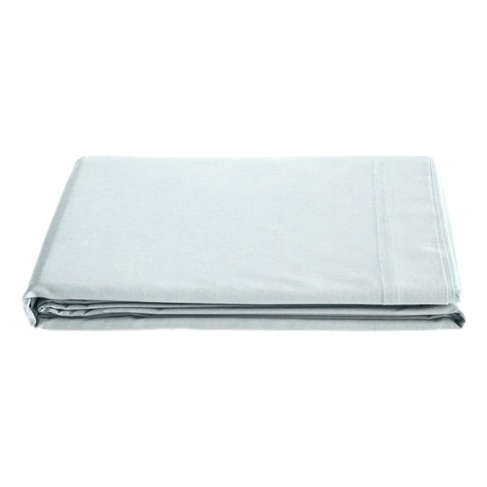 Parure de draps 6 pièces "Premium" pour lit 140 x 190 cm Coton Pur - Prémium Menthe -