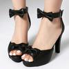 Элегантные женские сандалии Летняя обувь 2025 Платформа Высокий каблук Открытый носок Ремешок Черный Розовый Белый Вечерняя Танцевальная Свадебная обувь Женская