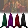 Hood Cosplay Cloak Medieval Long Cape Halloween Party Women Men Adult Long Mage