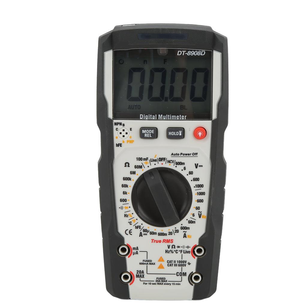 DT 8908D Высокоточный Мультиметр Тестер Портативный Ручной Выбор Диапазона Защита от Перегрузки Промышленный ЖК-Вольтметр