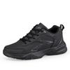 Autumn and Winter Large Size 48 Leather Casual Sports Shoes Men's Outdoor Light and Comfortable Thick-soled Non-slip Running Men's Shoes