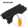 Disposable Colored Elbow Material Straws Juice Drink Milk Tea Straws 100/500/70