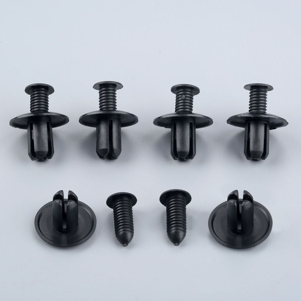 50 шт. черных автомобильных крепежных зажимов с отверстием 8 мм, зажимов-фиксаторов для Hyundai/Mazda/Honda/Nissan