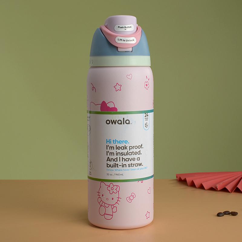 Мультяшные вакуумные фляги и термосы Бутылка для воды Посуда для напитков Термос Тамблер из нержавеющей стали Термокружка для холодного горячего кофе