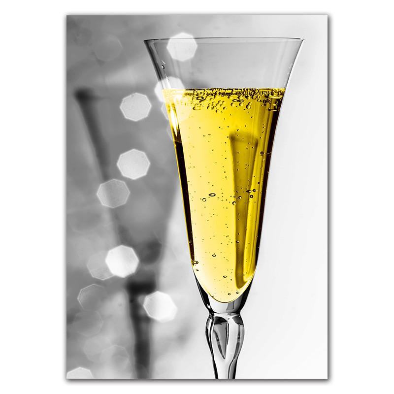 Культура вина, Настенный декор, живопись, скандинавский холст, постер, желтый холст, картина, винный бар, настенная печать HD2762