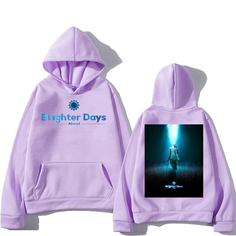 Brighter Days Ahead Графический принт Толстовка ArianaGrande Мода Новая эстетическая толстовка Y2K Идеальные подарки для фанатов Одежда Пуловер