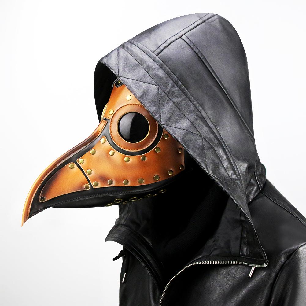 Halloween Steampunk Plague Beak Masquerade Party Mask Headgear