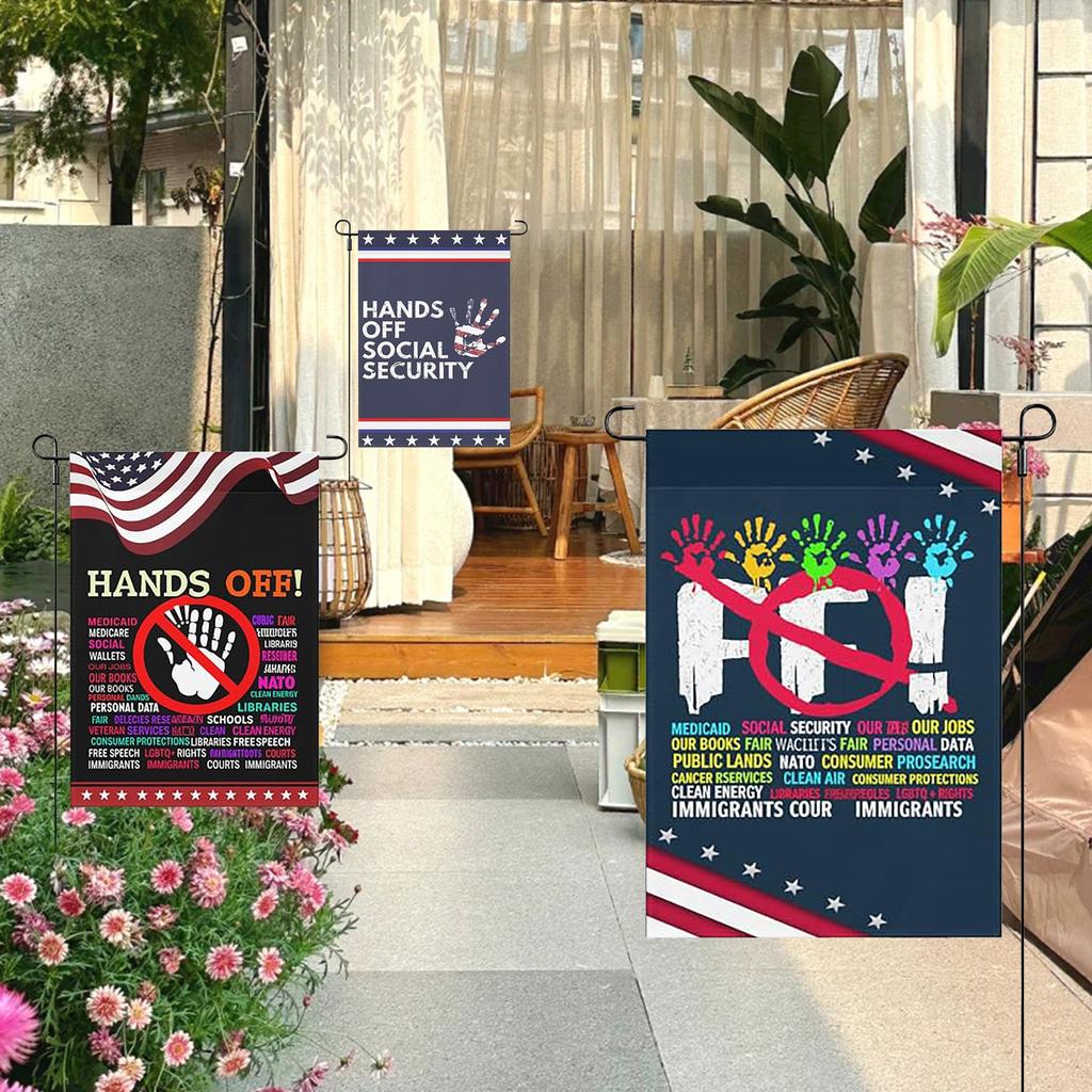 Садовый флаг 12x18 дюймов двухсторонний для наружного оформления двора