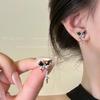 Popular Pearl Butterfly Earrings Women's Premium Sense Niche Light Luxury Silver Needle Earrings Ear Jewelry