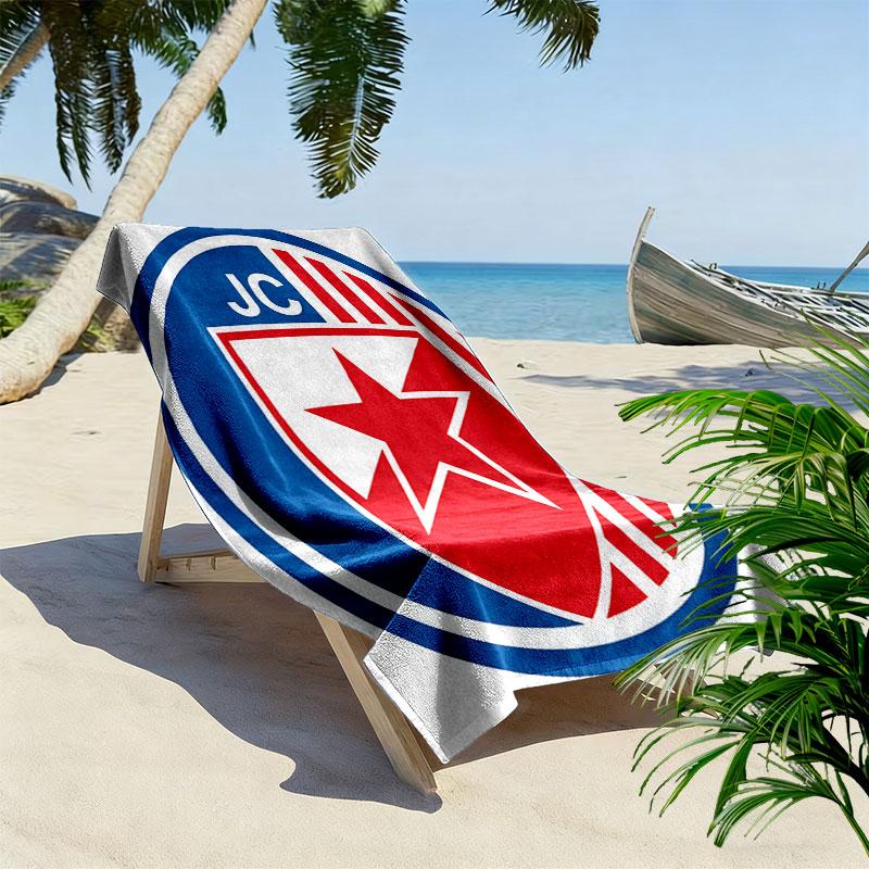 Crvena zvezda Print Beach Towel, Large Soft Quick Dry Towel for Beach Camping Swimming