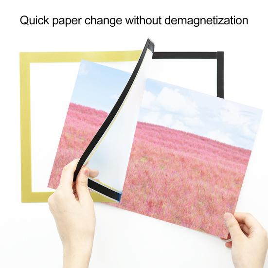 Магнитный держатель для табличек, настенный, самоклеящийся, дисплей, фоторамка, водонепроницаемый, прозрачный ПВХ, держатель для документов для дома, школы, офиса, стены, двери, холодильника