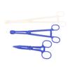 1Pc Disposable Sterile Slotted Round Navel Forceps Clamp Triangle Open Plier Ear Nose Lip Belly Body Piercing Forceps Tools