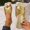 Fashion Summer New Women Slippers Flat Bottom Non-slip Outdoor Open Toe Beach Female Sandals Sexy Fashion Design Slides Woman Shoes