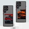 Чехол Задняя крышка телефона Case для Samsung Galaxy S23 FE Note 20 Ultra 10+ S25 Ultra S24 Plus S21 S20 FE S26 S22 Мультяшный Крутая Машина