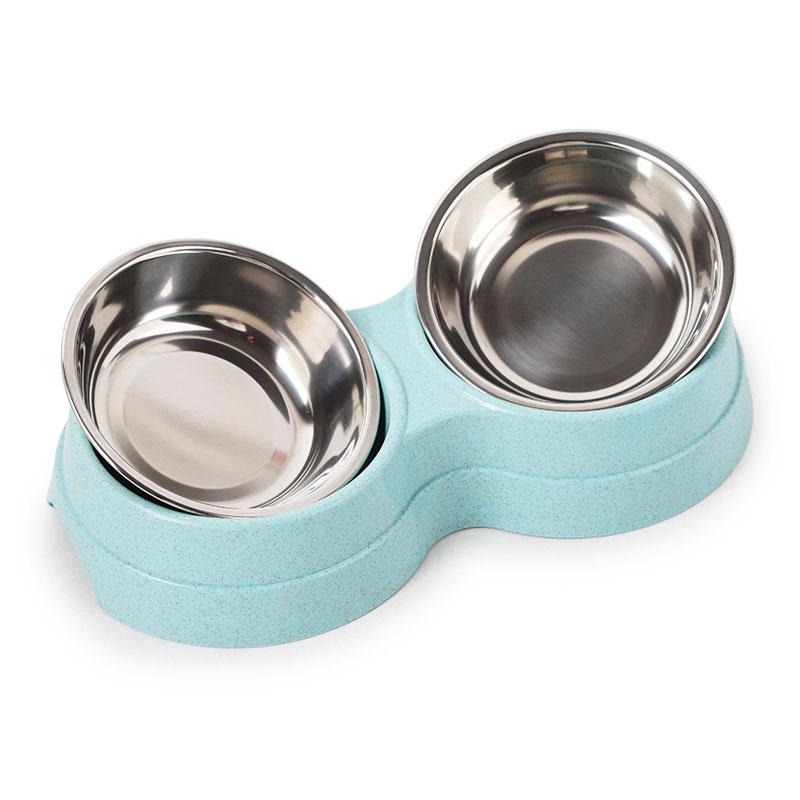 Миска для кормления животных, двойная