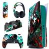 Наклейка наклейка для консоли PlayVital ps5 наклейка виниловая наклейка для контроллера ps5 гарнитура пульт дистанционного управления зарядная станция (версия на диске), & & &