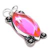 Pink Kunzite Gemstone Handmade 925 Sterling Silver Jewelry Pendant 2.44" F6T59