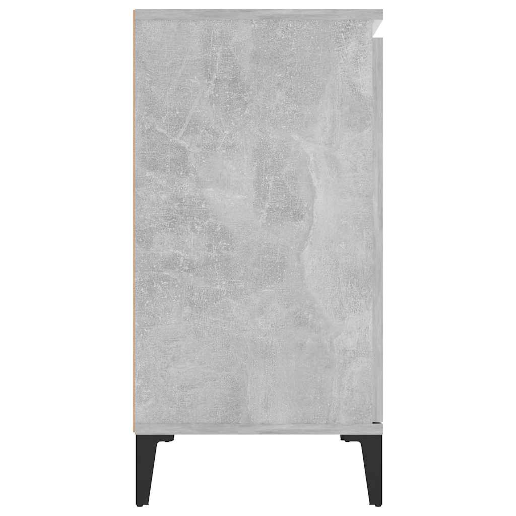 Vidaxl Szafka, Szarość Betonu, 104X35X70 Cm, Materiał Drewnopochodny