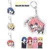 Unique Cartoon Character Printed Acrylic Keychain With Bag Pendant Accessories