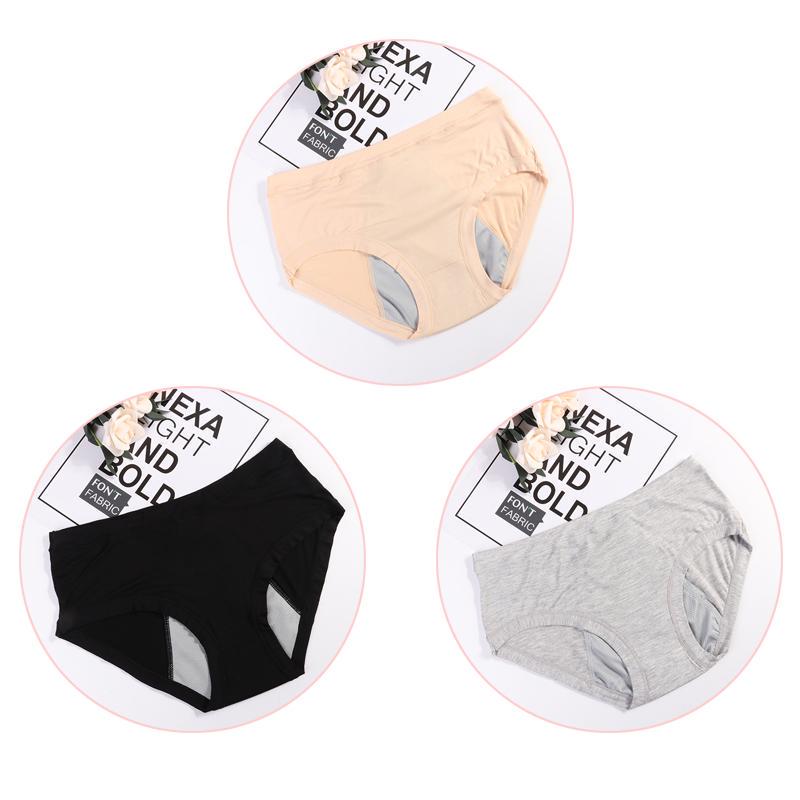 Leak Proof Menstrual Period Panties Women Underwear Physiological Pants Cotton Seamless Briefs