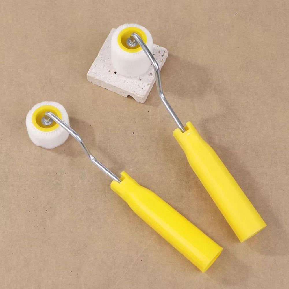 Wool Mini Paint Rollers Plastic Small Paint Brushes Easy To Use Wool Roller Brush  Ceilings