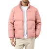 Men's Loose-Fit Casual Down Jacket With Long Sleeves