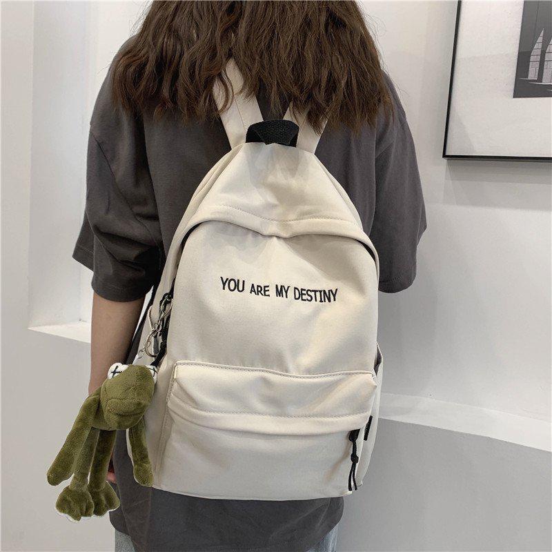 Рюкзак большой вместимости в корейском стиле для студентов - Модный для старшей школы, колледжа и путешествий