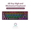 SUNSONNY Mechanical Keyboard 68-key N-J6Pro Wired Gaming Office Portable Full Key Without Blush Axle