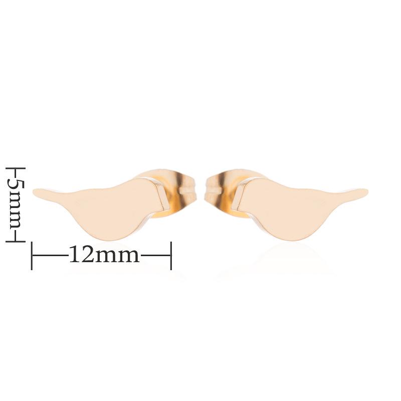 Серьги-гвоздики в стиле ретро из нержавеющей стали с милыми животными - рождественские серьги-гвоздики в виде птиц, кроликов и оленей